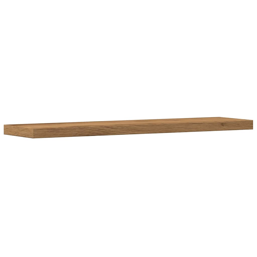 Mensole Parete 4pz Rovere Artigianale 40x10x1,5cm in Truciolato - homemem39