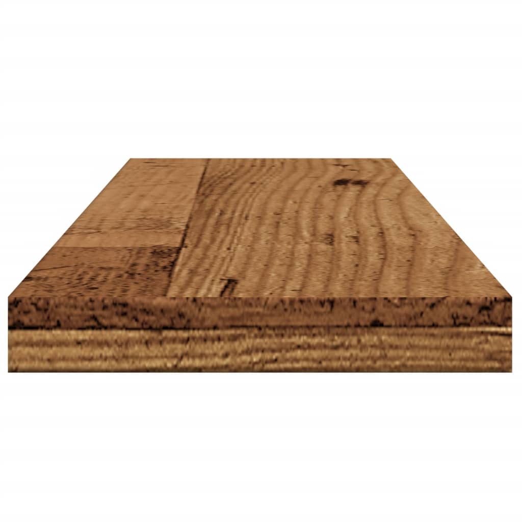 Ripiani Libreria 4 pz Legno Vecchio 60x10x1,5 cm in Truciolato - homemem39