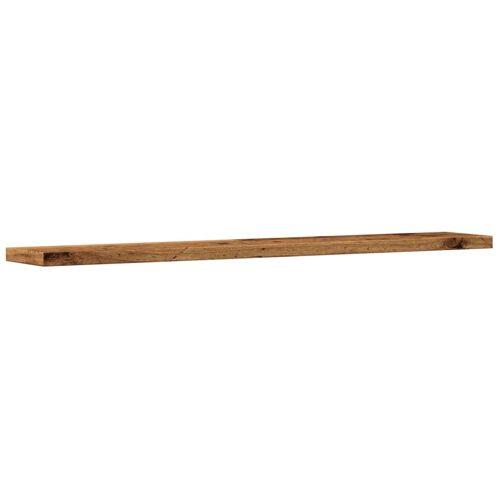Ripiani Libreria 4 pz Legno Vecchio 60x10x1,5 cm in Truciolato - homemem39