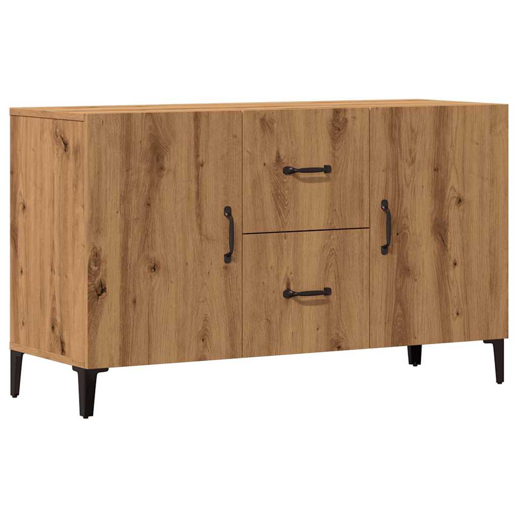 Credenza Rovere Artigianale 100x36x60 cm in Legno Multistrato