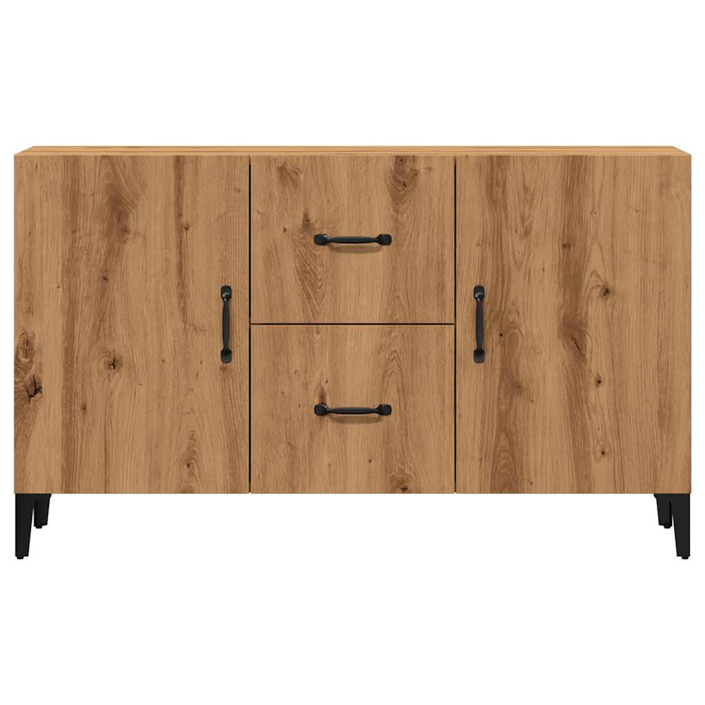 Credenza Rovere Artigianale 100x36x60 cm in Legno Multistrato