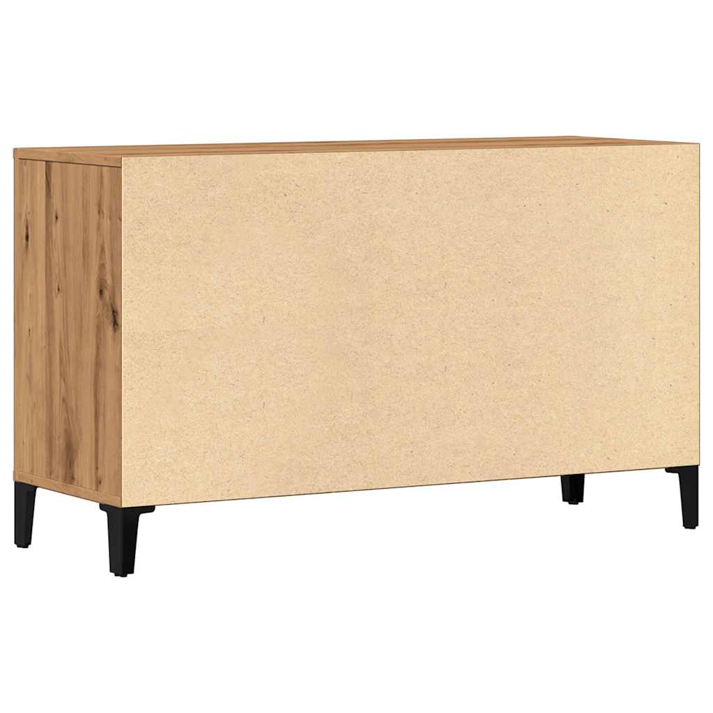 Credenza Rovere Artigianale 100x36x60 cm in Legno Multistrato