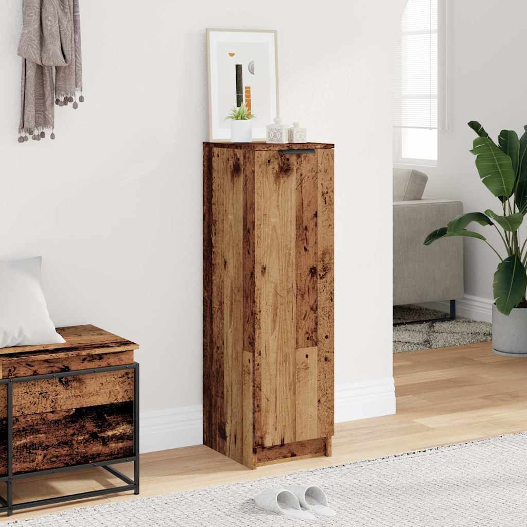 Scarpiera Legno Antico 29,5x35x100,5 cm in Truciolato - homemem39