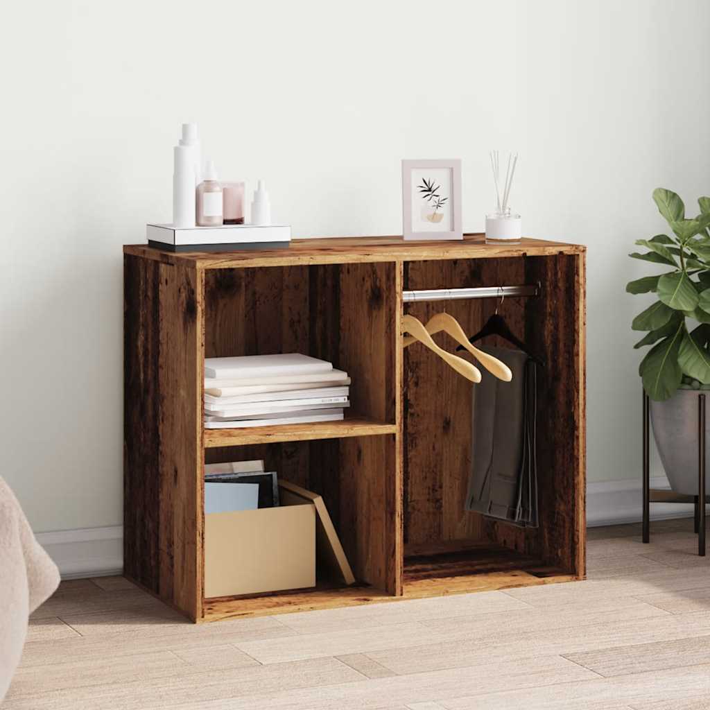 Armadietto per Cosmetici Legno Antico 80x40x65 cm in Truciolato - homemem39