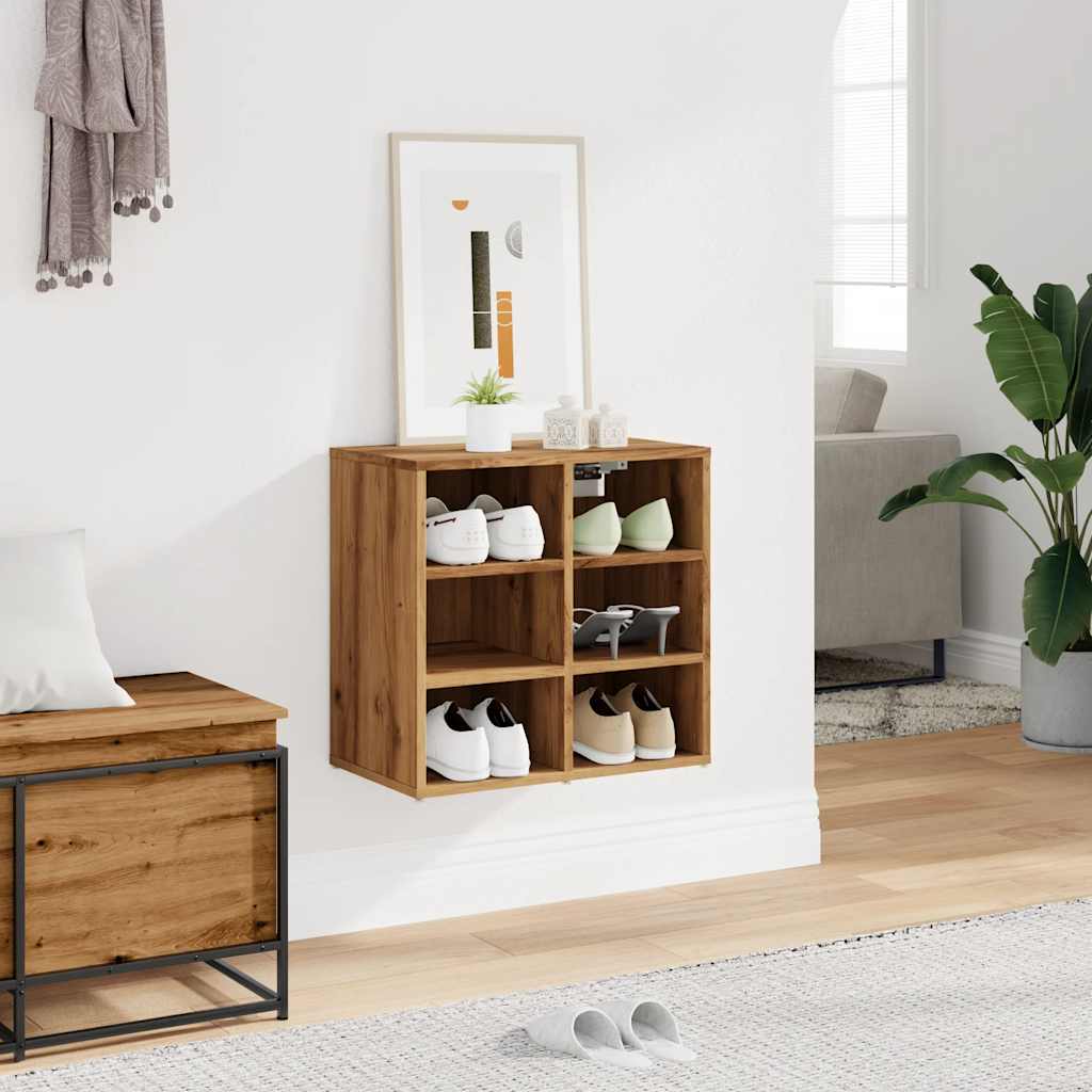 Scarpiera Rovere Artigianale 52x30x50 cm - homemem39