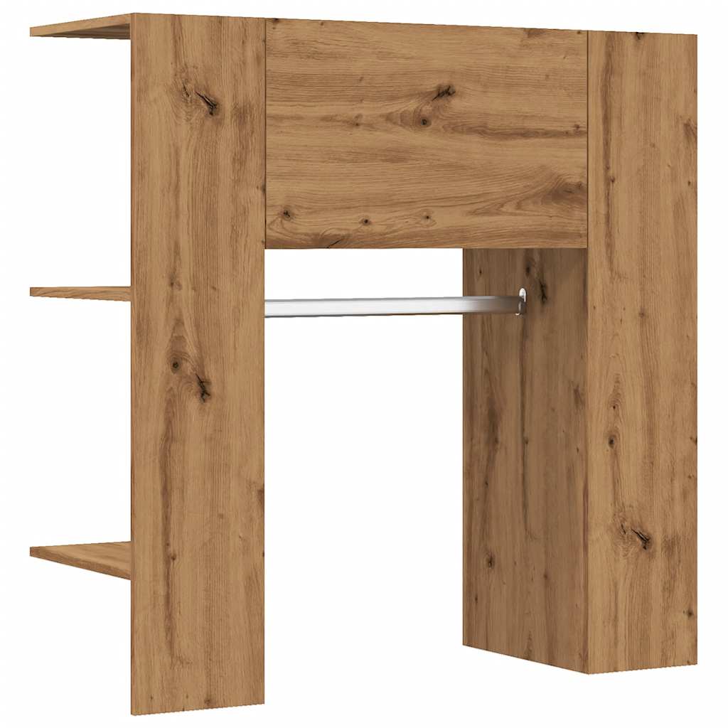 Scaffale Ingresso Rovere 97,5x37x99 cm Legno Multistrato - homemem39