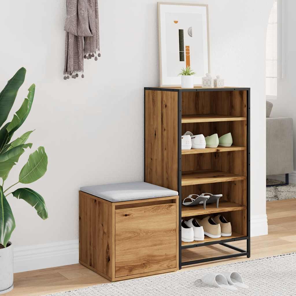 Cassetto Contenitore Rovere 40,5x40x40 cm in Legno Multistrato - homemem39