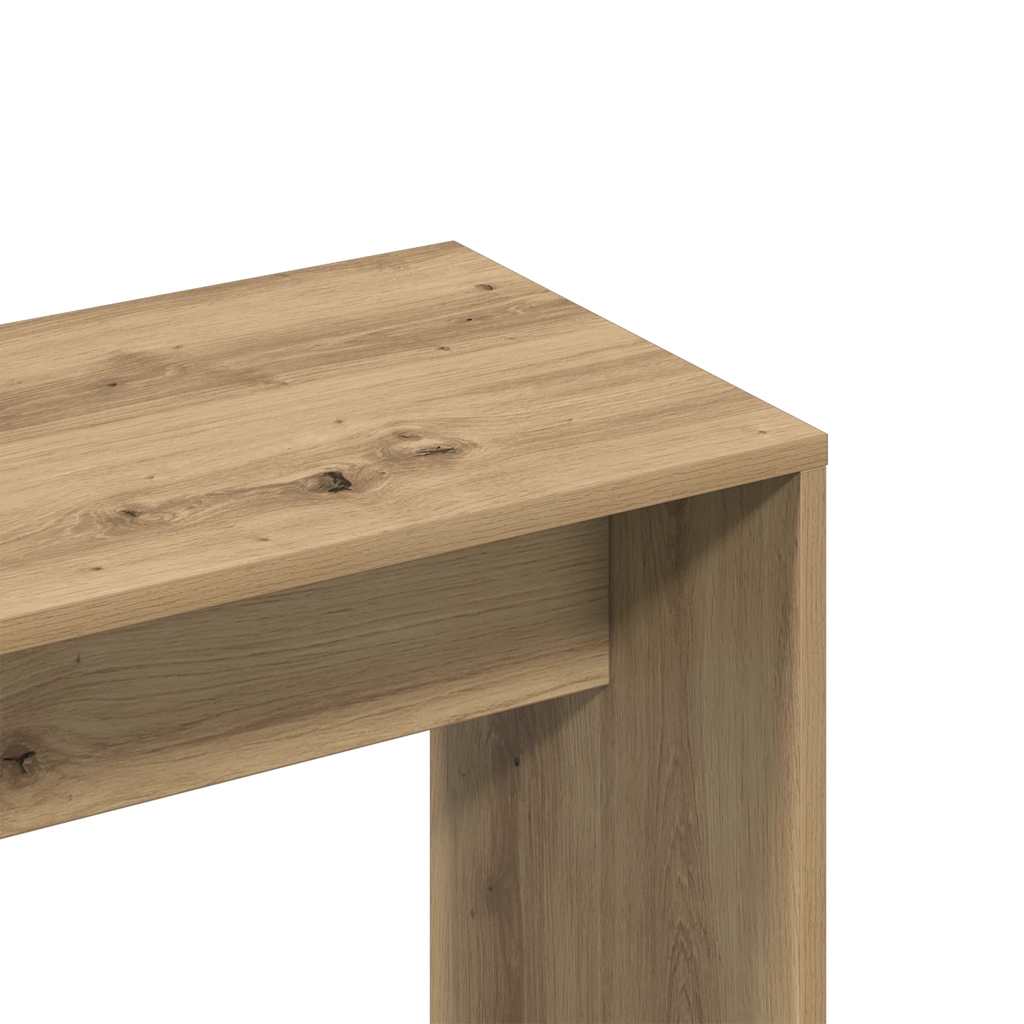 Sgabello da Toeletta Rovere Artigianale 70x35x45 cm Truciolato - homemem39