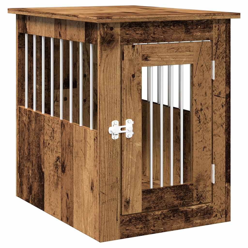 Gabbia Cani da Arredamento Legno Antico Legno Multistrato - homemem39