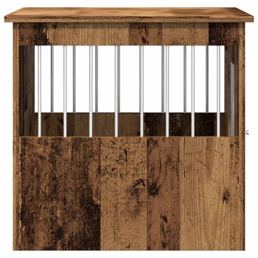 Gabbia Cani da Arredamento Legno Antico Legno Multistrato - homemem39