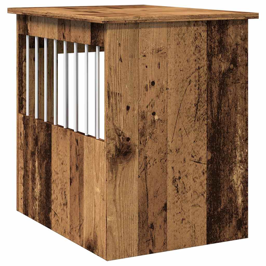 Gabbia Cani da Arredamento Legno Antico Legno Multistrato - homemem39