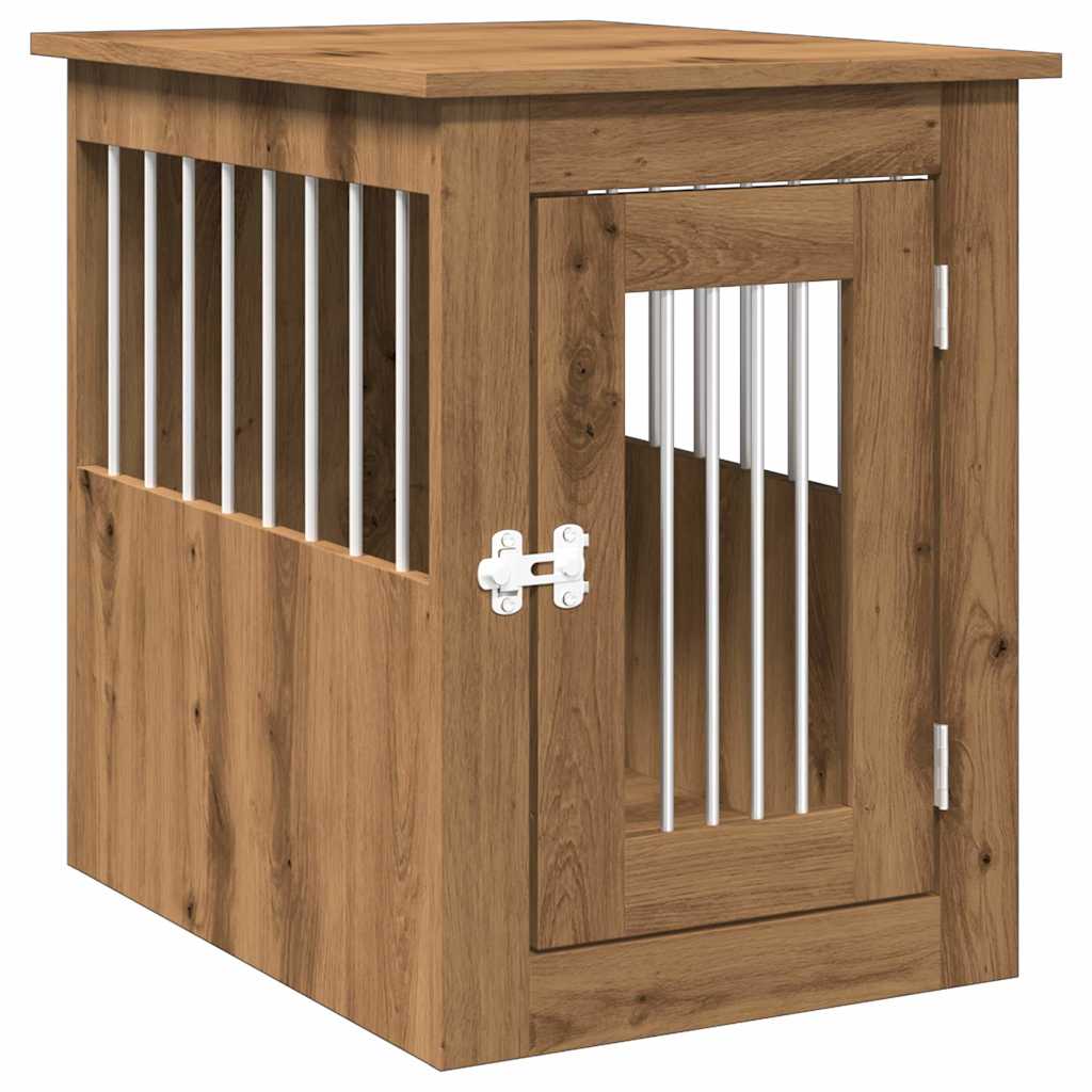 Gabbia Cani Arredamento Rovere Artigianale Legno Multistrato - homemem39