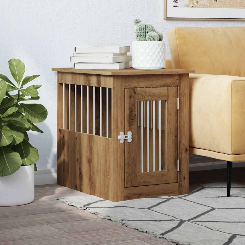 Gabbia Cani Arredamento Rovere Artigianale Legno Multistrato - homemem39
