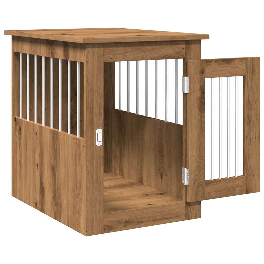 Gabbia Cani Arredamento Rovere Artigianale Legno Multistrato - homemem39