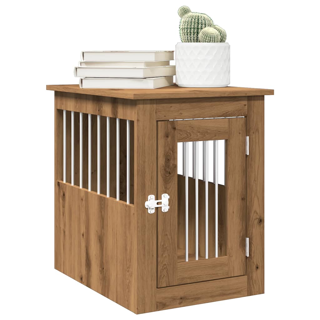 Gabbia Cani Arredamento Rovere Artigianale Legno Multistrato - homemem39