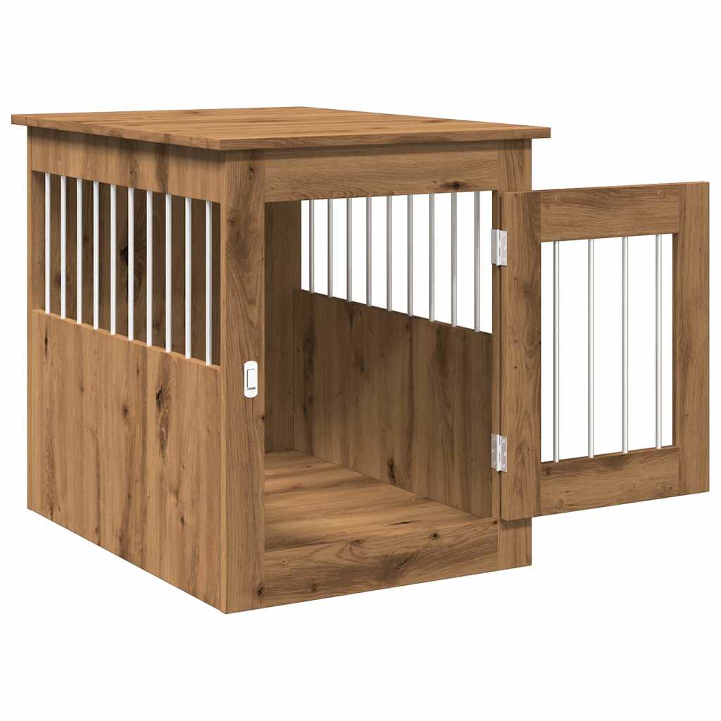 Gabbia Cani Arredamento Rovere Artigianale Legno Multistrato - homemem39