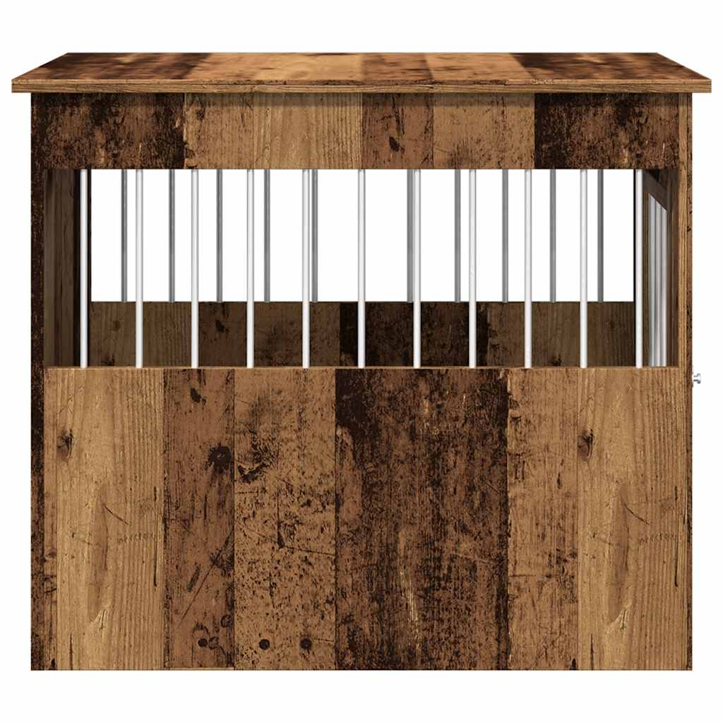 Gabbia Cani da Arredamento Legno Antico Legno Multistrato - homemem39