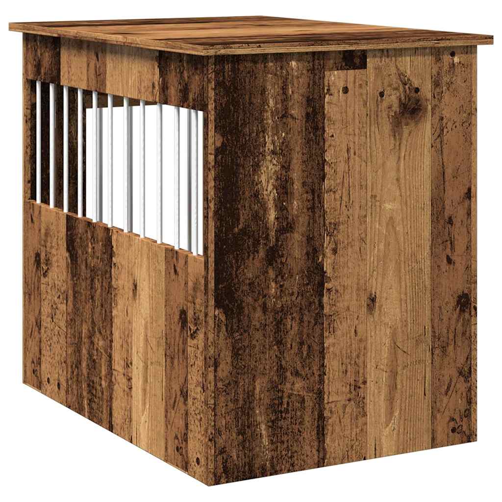 Gabbia Cani da Arredamento Legno Antico Legno Multistrato - homemem39