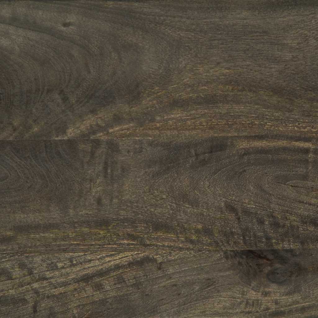 Tavolino da Salotto Nero 80x50x40 cm in Legno Massello di Mango | homemem39