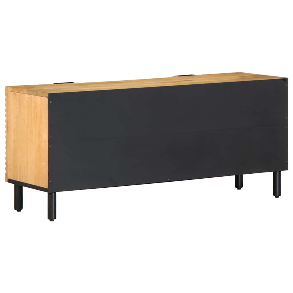 Mobile Porta TV Marrone 105x33x46cm in Legno Massello di Mango - homemem39