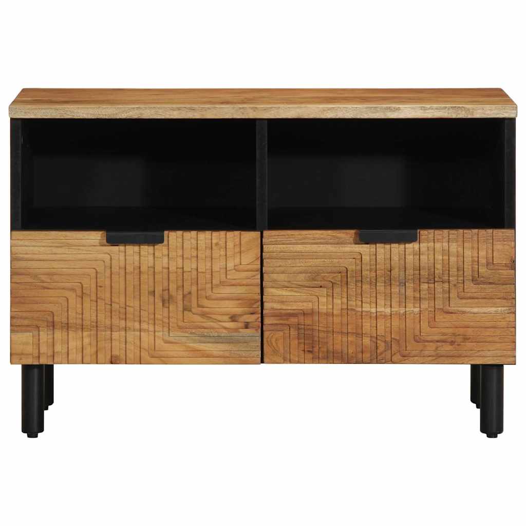 Mobile Porta TV 70x33x46 cm in Legno Massello di Acacia - homemem39