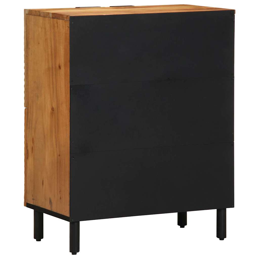 Credenza Marrone 60 x 33 x 75 cm Legno massello di acacia