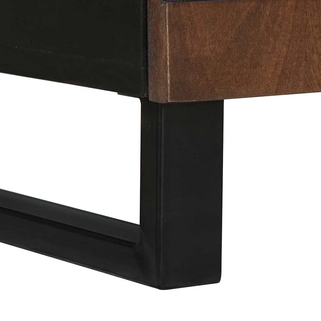 Armadio da Notte Noce 50 x 33 x 60 cm legno massello di mango