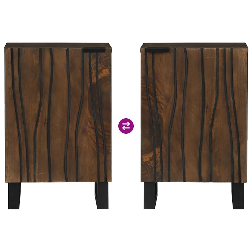 Armadio per Lavabo da Bagno Noce 38 x 33,5 x 58 cm