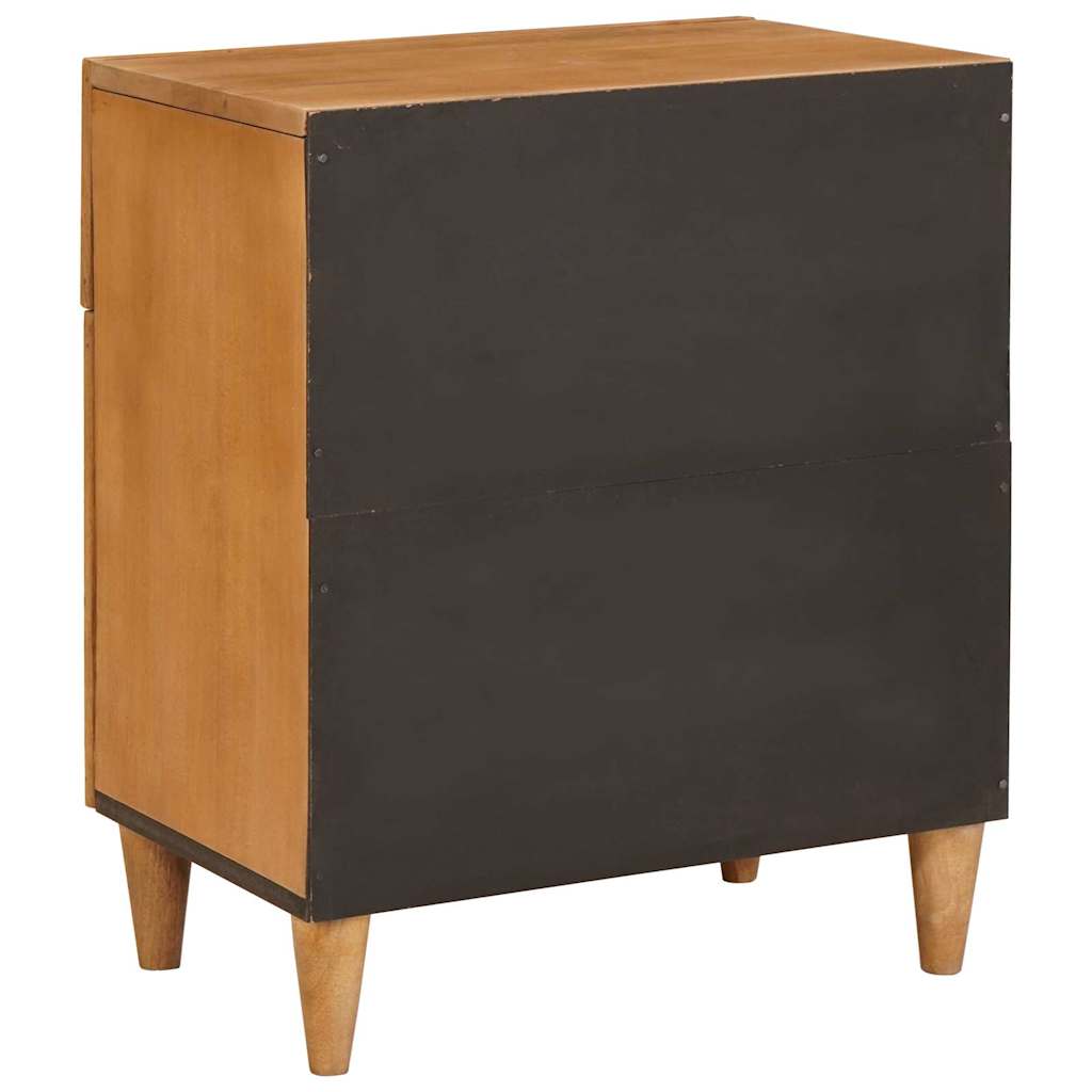 Comodino Marrone chiaro 50 x 33 x 60 cm legno massello di mango