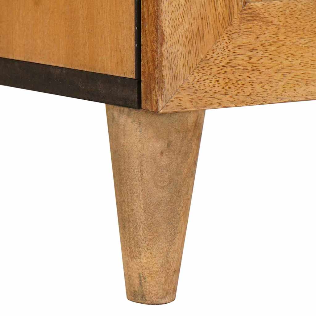 Comodino Marrone chiaro 50 x 33 x 60 cm legno massello di mango