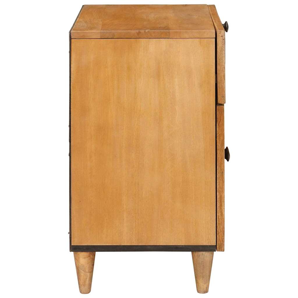Comodino Marrone chiaro 50 x 33 x 60 cm legno massello di mango