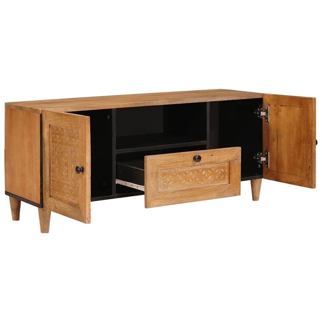 Mobile TV con cassetto Marrone chiaro 105 x 33 x 46 cm