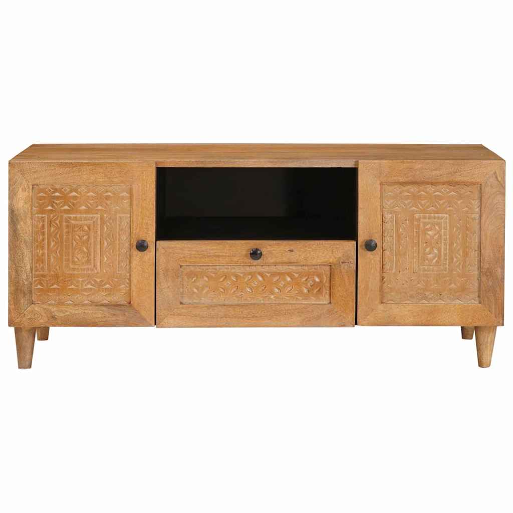 Mobile TV con cassetto Marrone chiaro 105 x 33 x 46 cm