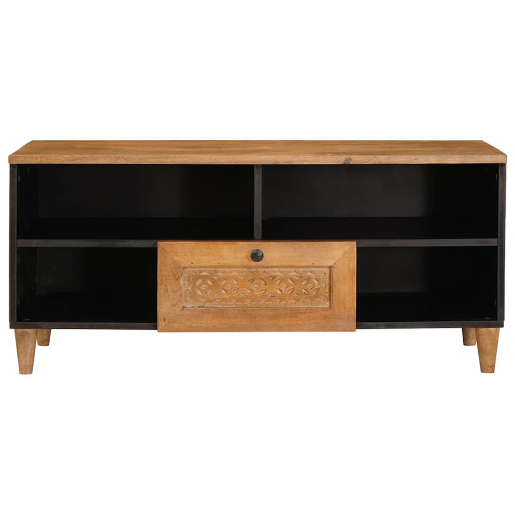 Mobile TV con cassetto Marrone chiaro 105 x 33 x 46 cm