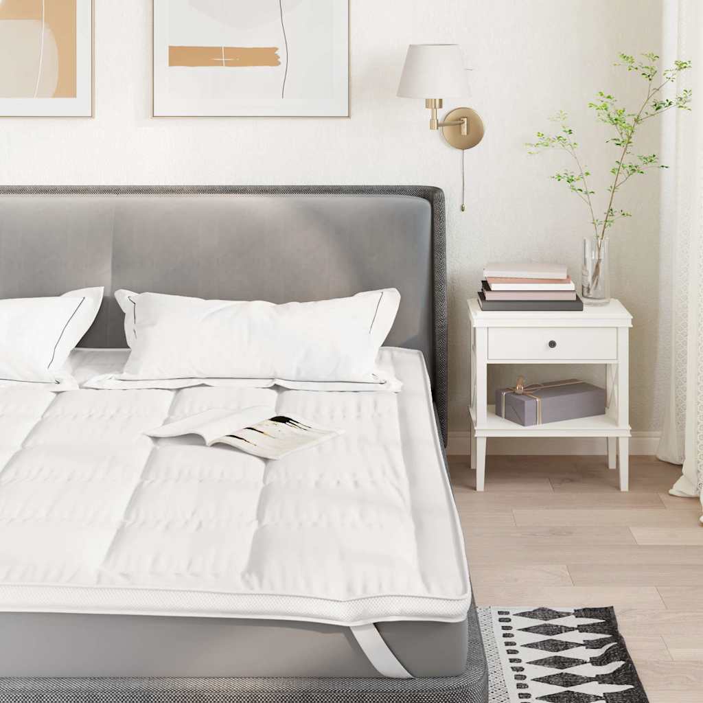Coprimaterasso Bianco 100x220 cm - homemem39