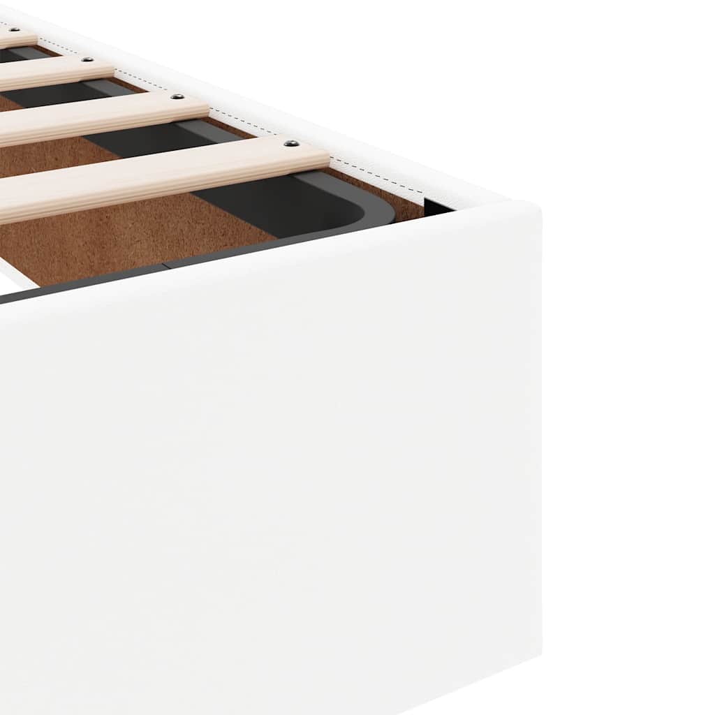 Struttura Letto Pouf senza Materasso 160x200 cm Similpelle | homemem39