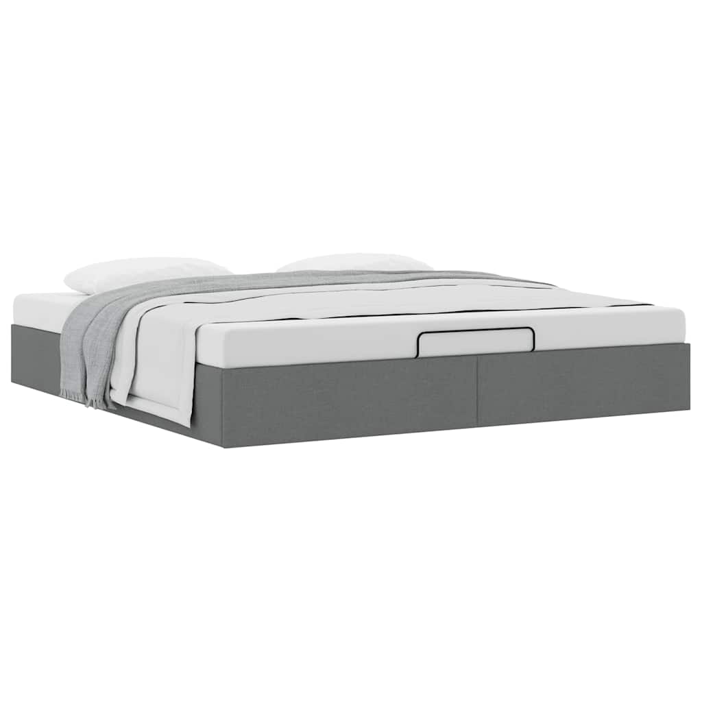 Struttura Letto Pouf senza Materasso 180x200 cm in Tessuto