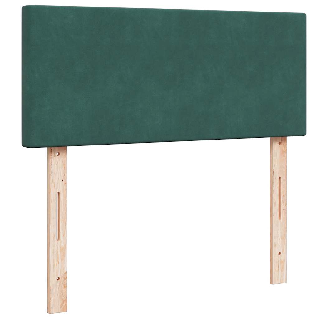Struttura Letto Pouf con Materasso 120x200 cm Velluto | homemem39
