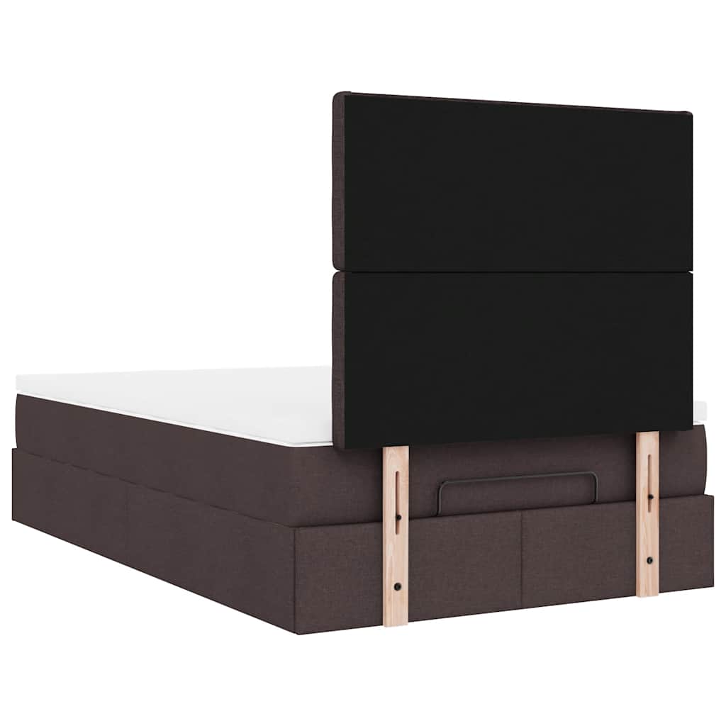 Struttura Letto Pouf con Materasso 80x200 cm in Tessuto | homemem39