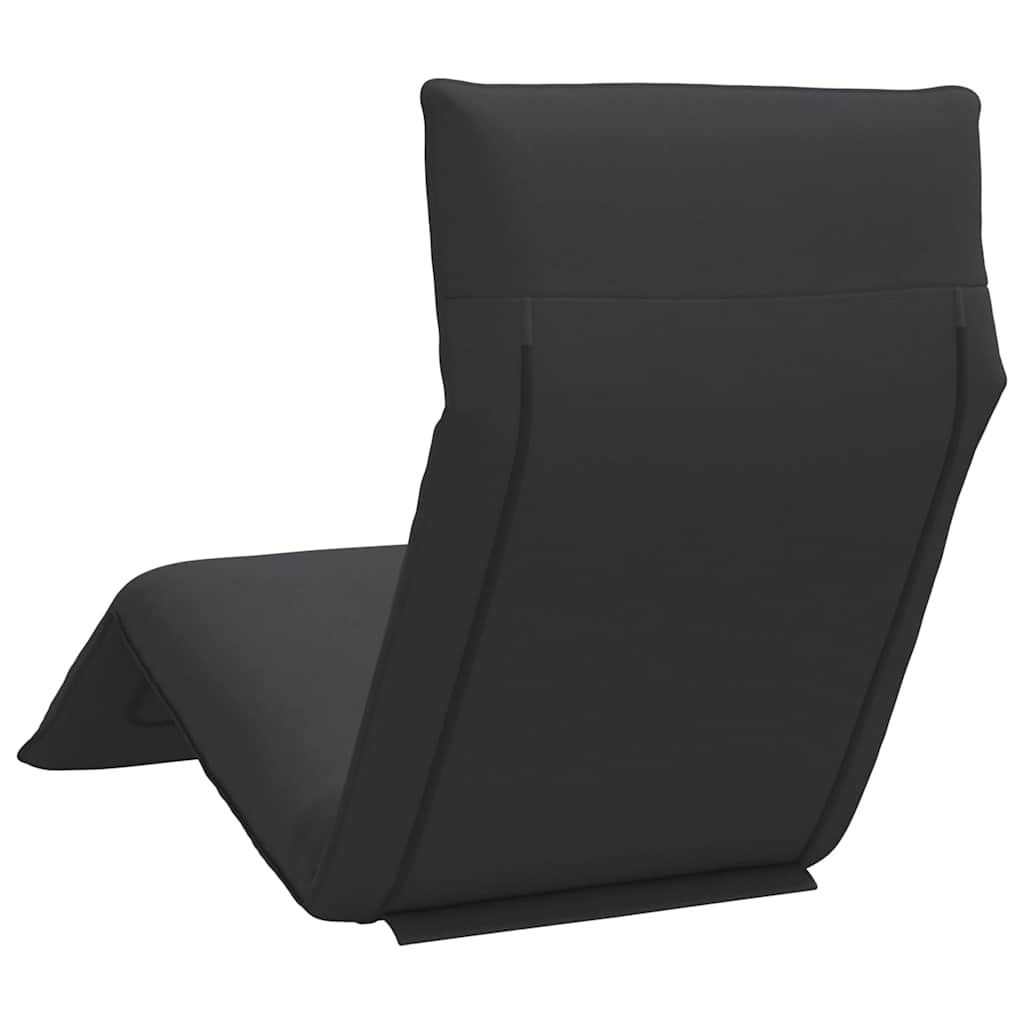 Lettino Pieghevole Nero 175x54x8,5 cm in Tessuto Oxford - homemem39