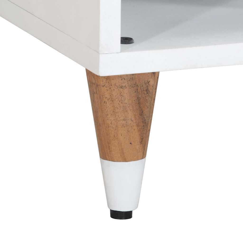 Mobile Porta TV 80x33,5x46 cm in Legno Massello di Mango - homemem39
