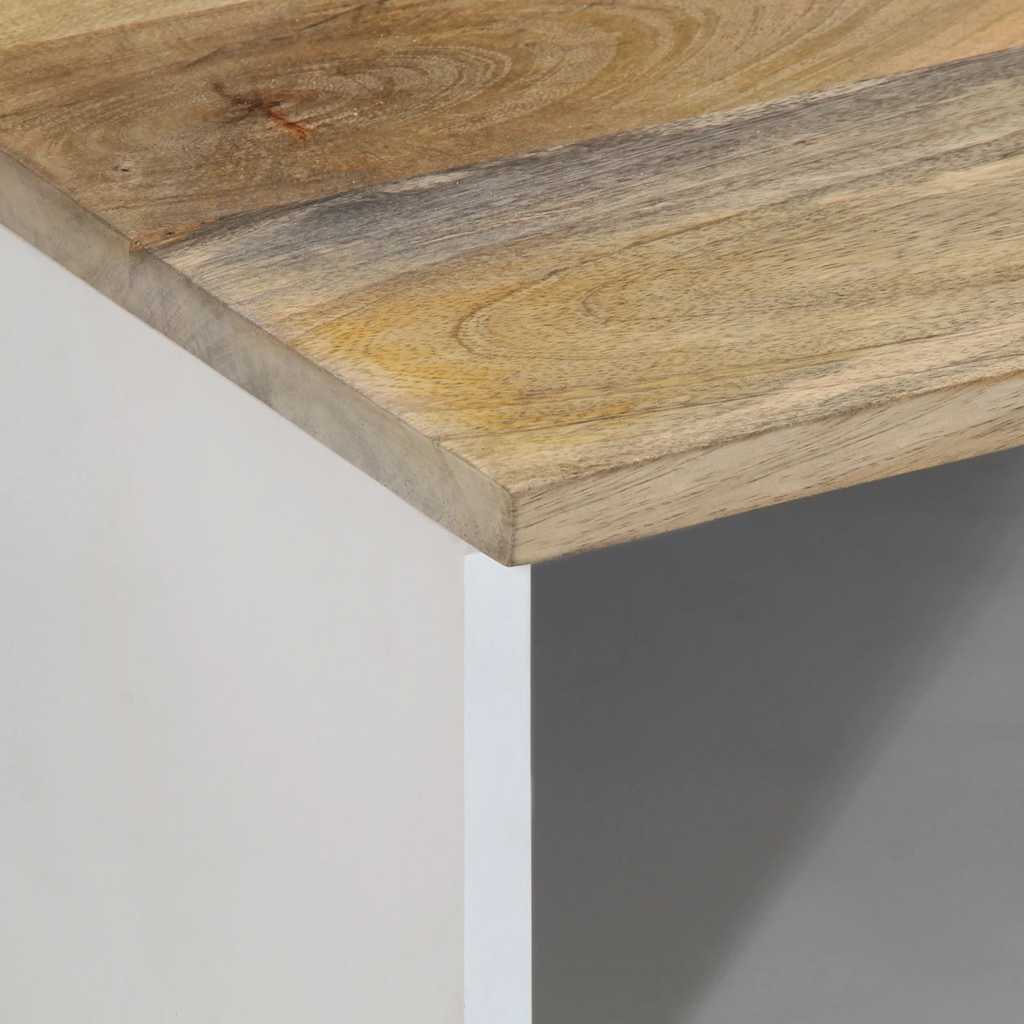 Mobile Porta TV 100x33,5x46 cm in Legno Massello di Mango - homemem39