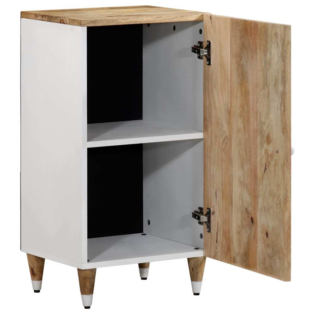 Credenza 40x33,5x75 cm in Legno Massello di Mango - homemem39