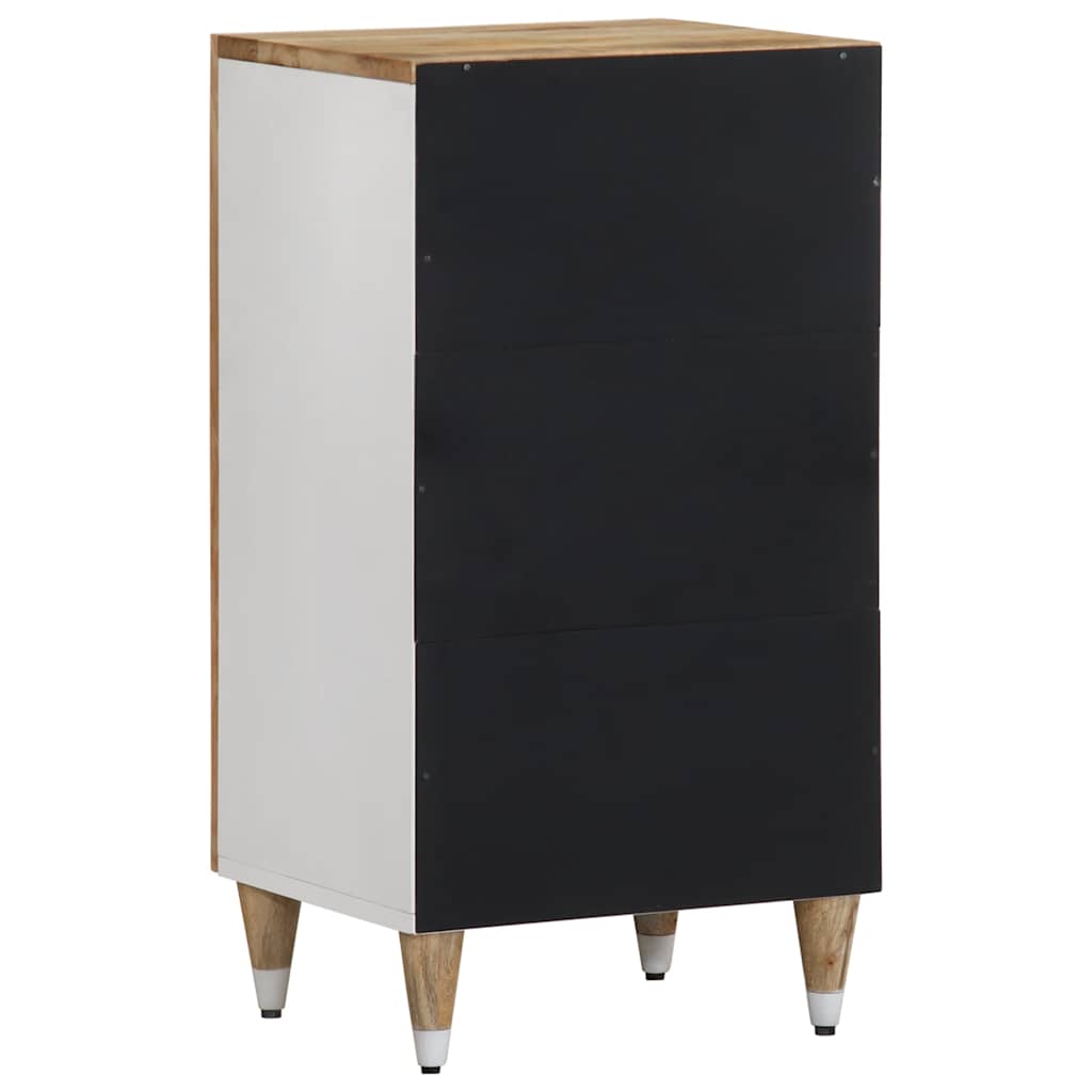Credenza 40x33,5x75 cm in Legno Massello di Mango - homemem39