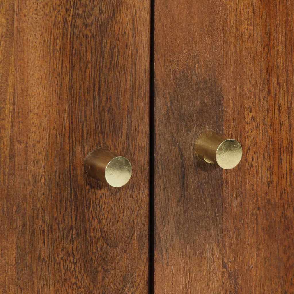 Credenza Marrone 60 x 33.5 x 100 cm Legno massello di mango