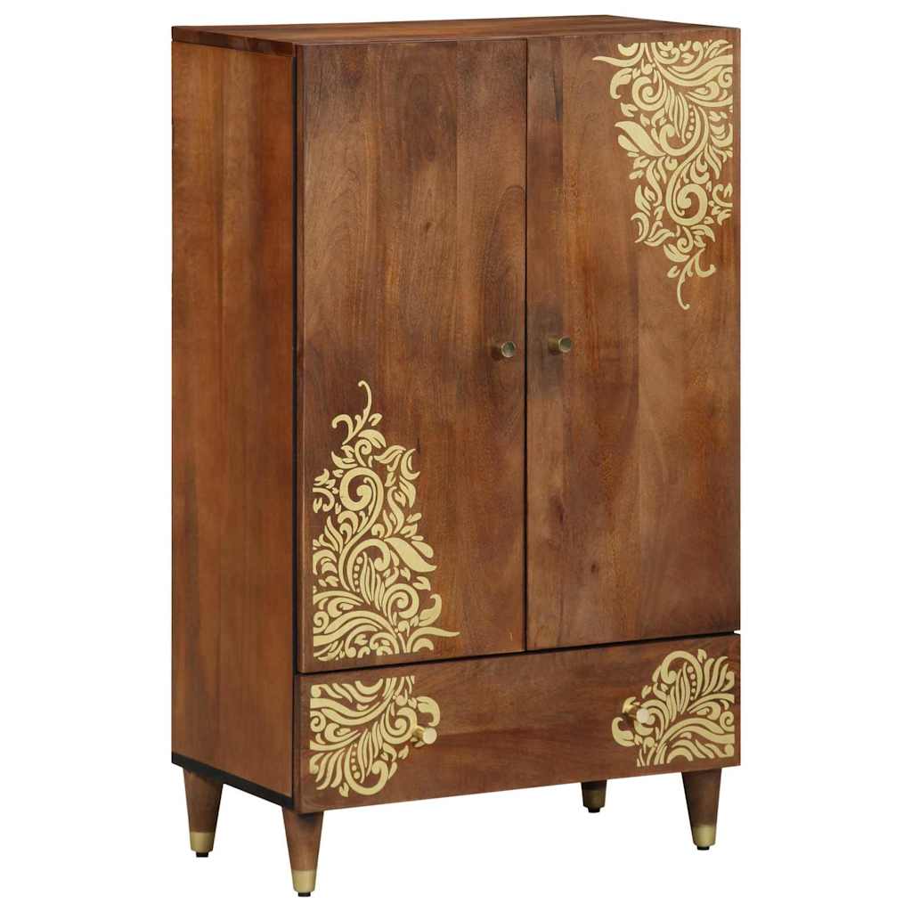 Credenza Marrone 60 x 33.5 x 100 cm Legno massello di mango