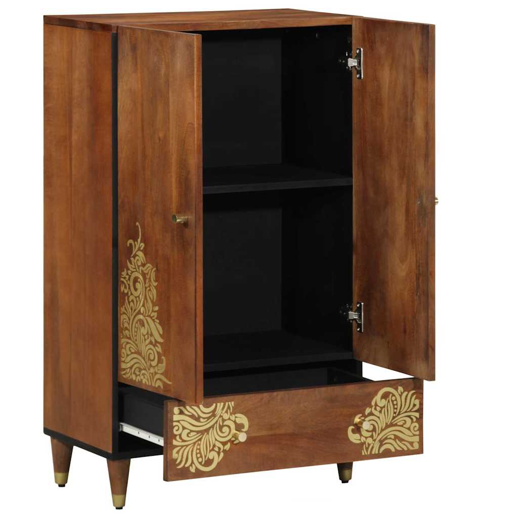 Credenza Marrone 60 x 33.5 x 100 cm Legno massello di mango