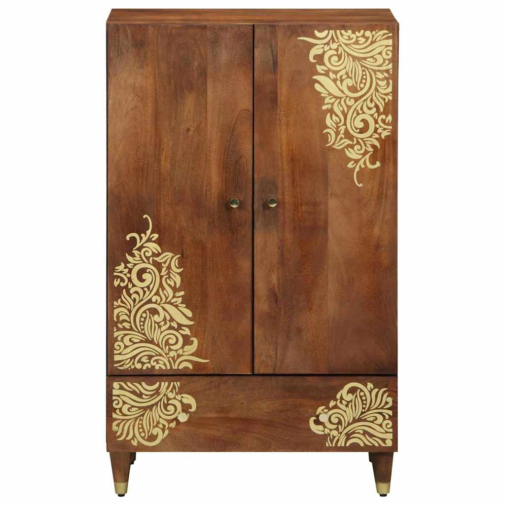 Credenza Marrone 60 x 33.5 x 100 cm Legno massello di mango