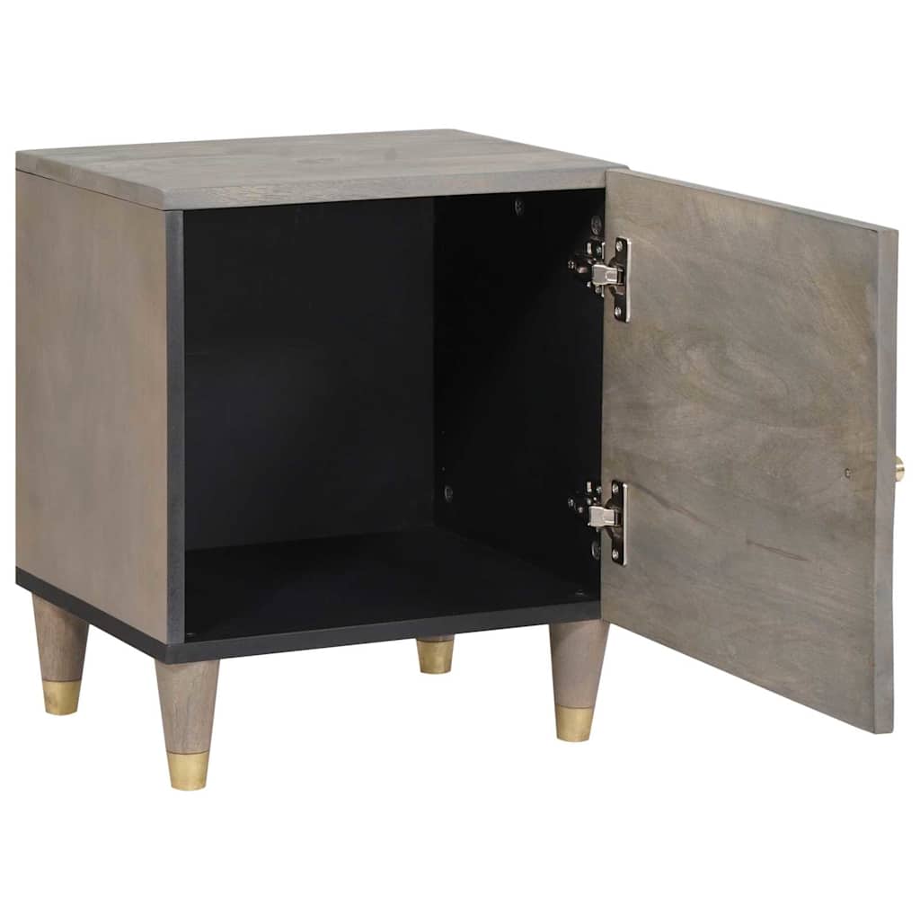 Armadio da Notte 2 pcs Grigio 40 x 33 x 46 cm