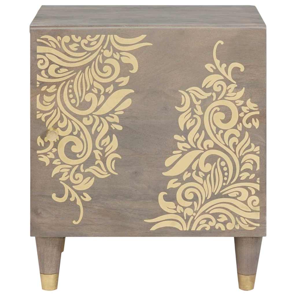 Armadio da Notte 2 pcs Grigio 40 x 33 x 46 cm